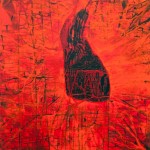 Metropolis and its heart -  100 cm x 100 cm;  price negotiable
