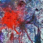 When I can't sleep  - acrylics and collage; 120 x 80 € 2700