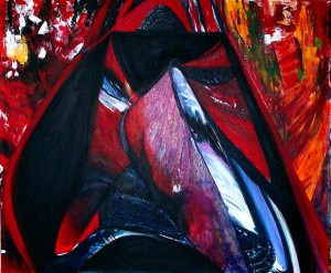 The Boltzmann Brain, Acrylics on canvas;  120cm x 100 -  $ 3.400