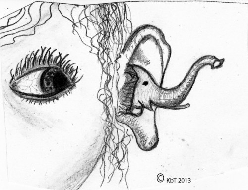 An elephantine ear